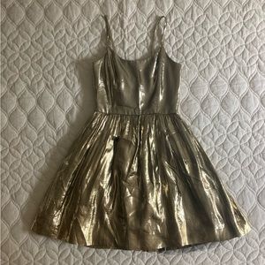 Vintage Gold Party Dress